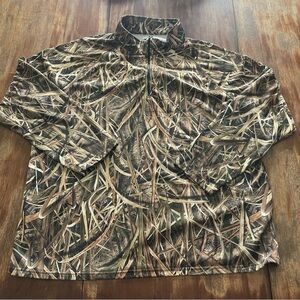 Men's Mossy Oak Camouflage Quarter Zip